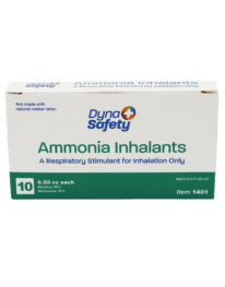 Ammonia inhalant ampules