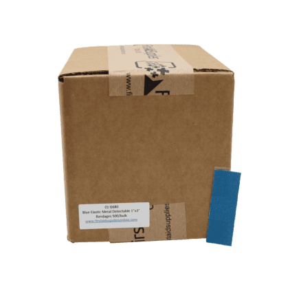 Blue Metal Detectable 1" x 3" Bandages Bulk Pack – 500/box