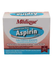 Chewable Low Dose Aspirin 81mg