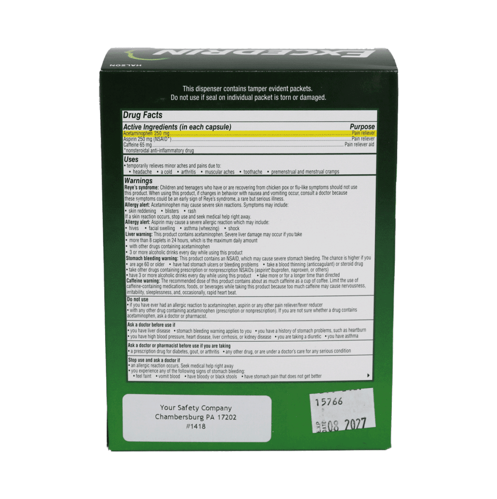 Excedrin Extra Strength - 25 packet/box