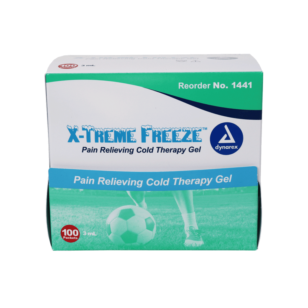 X-Treme Freeze gel 100 packet box