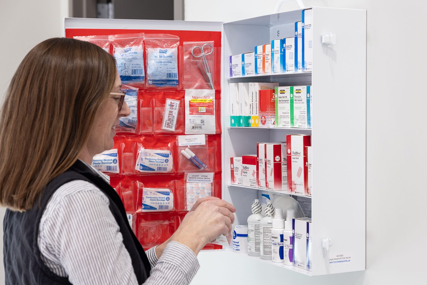 First Aid Cabinet Refill Service vs. Restocking It Yourself