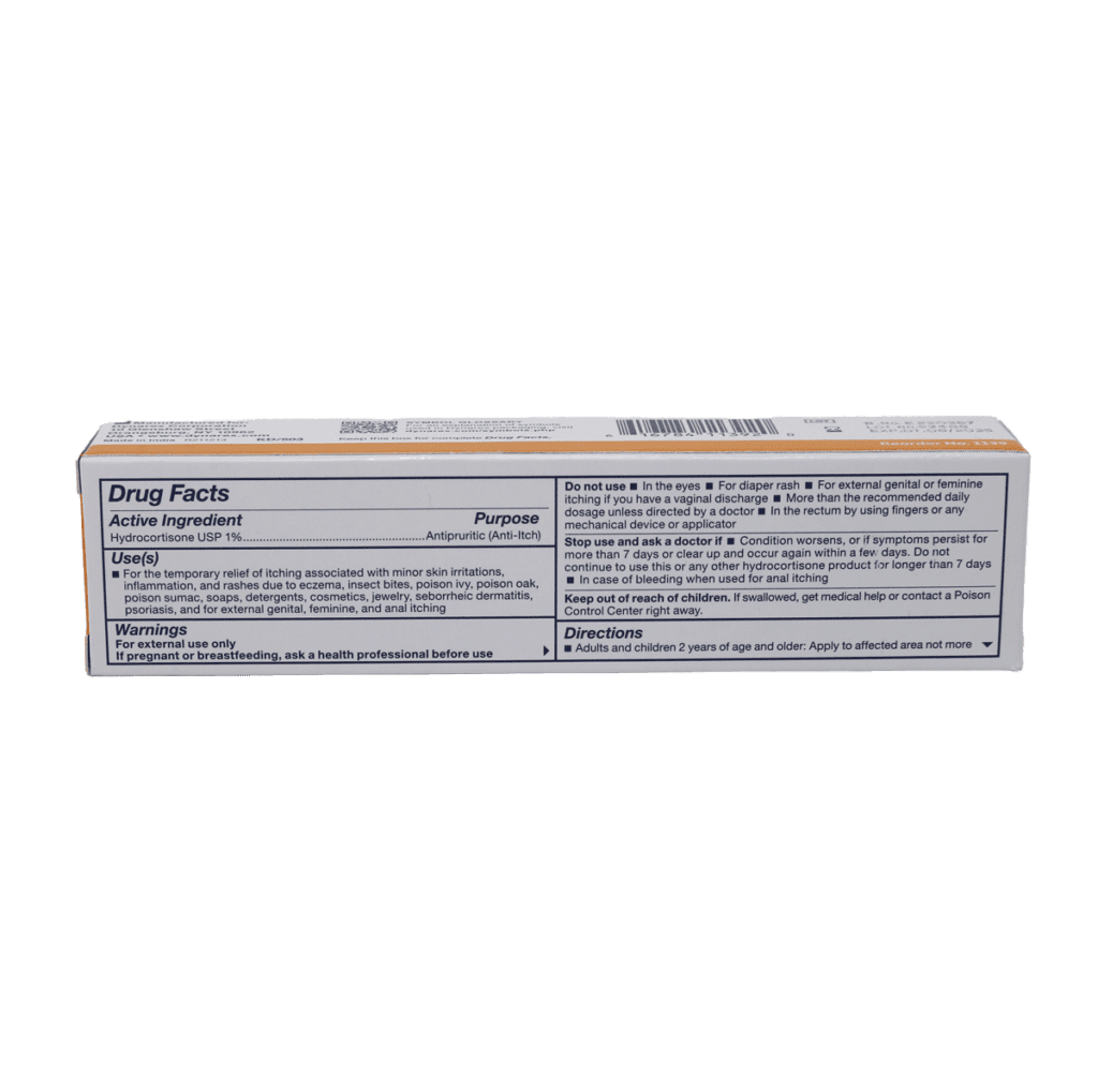 Anti-Itch Hydrocortisone Cream 1% - 1 oz. tube