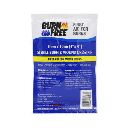 Burn Free 4" x 4" burn dressing
