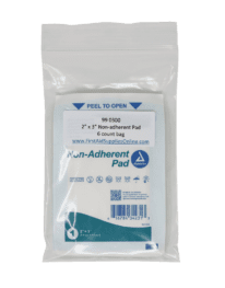 2" x 3" non-adherent pad, 6/ct bag.
