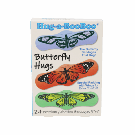 Butterfly Hugs adhesive bandages