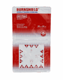 Burnshield 8" x 8" Burn Dressing with instructions