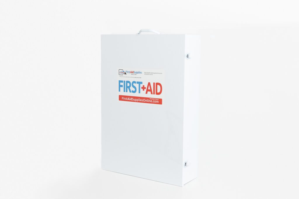 5 Shelf First Aid Cabinet front angle