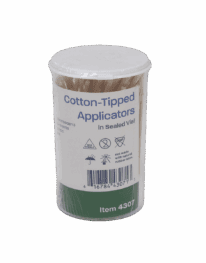 Cotton tipped applicators 100/ct vial