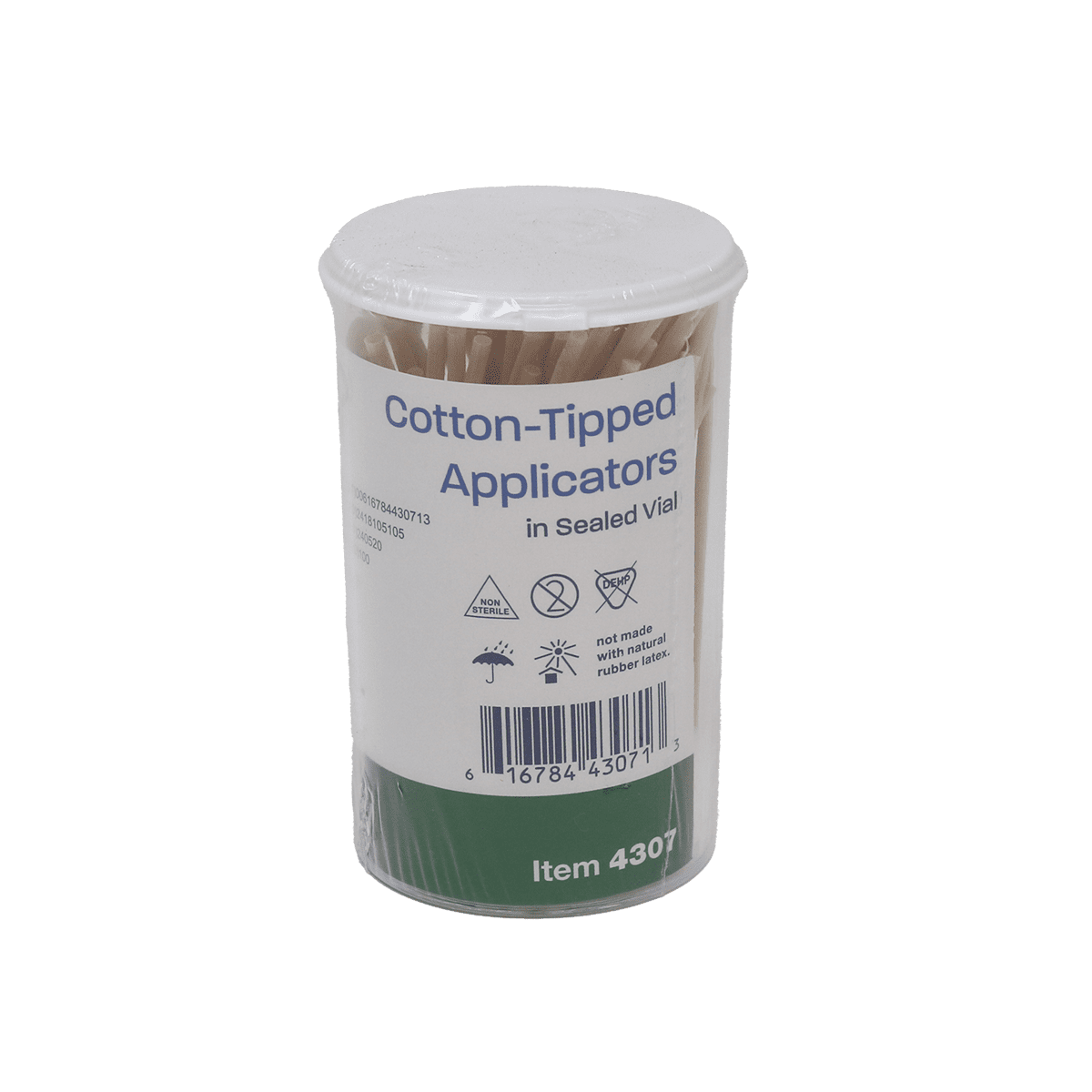 Cotton tipped applicators 100/ct vial