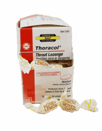 Honey lemon throat lozenges 50 count dispenser box
