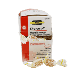 Honey lemon throat lozenges 50 count dispenser box