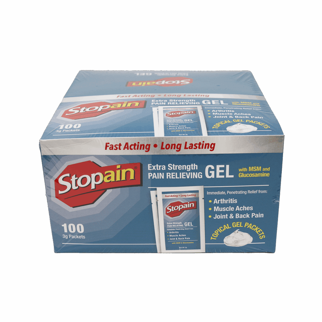 Stopain gel packets - 100/box