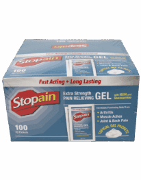 Stopain gel packets - 100/box