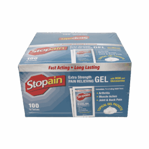 Stopain gel packets - 100/box