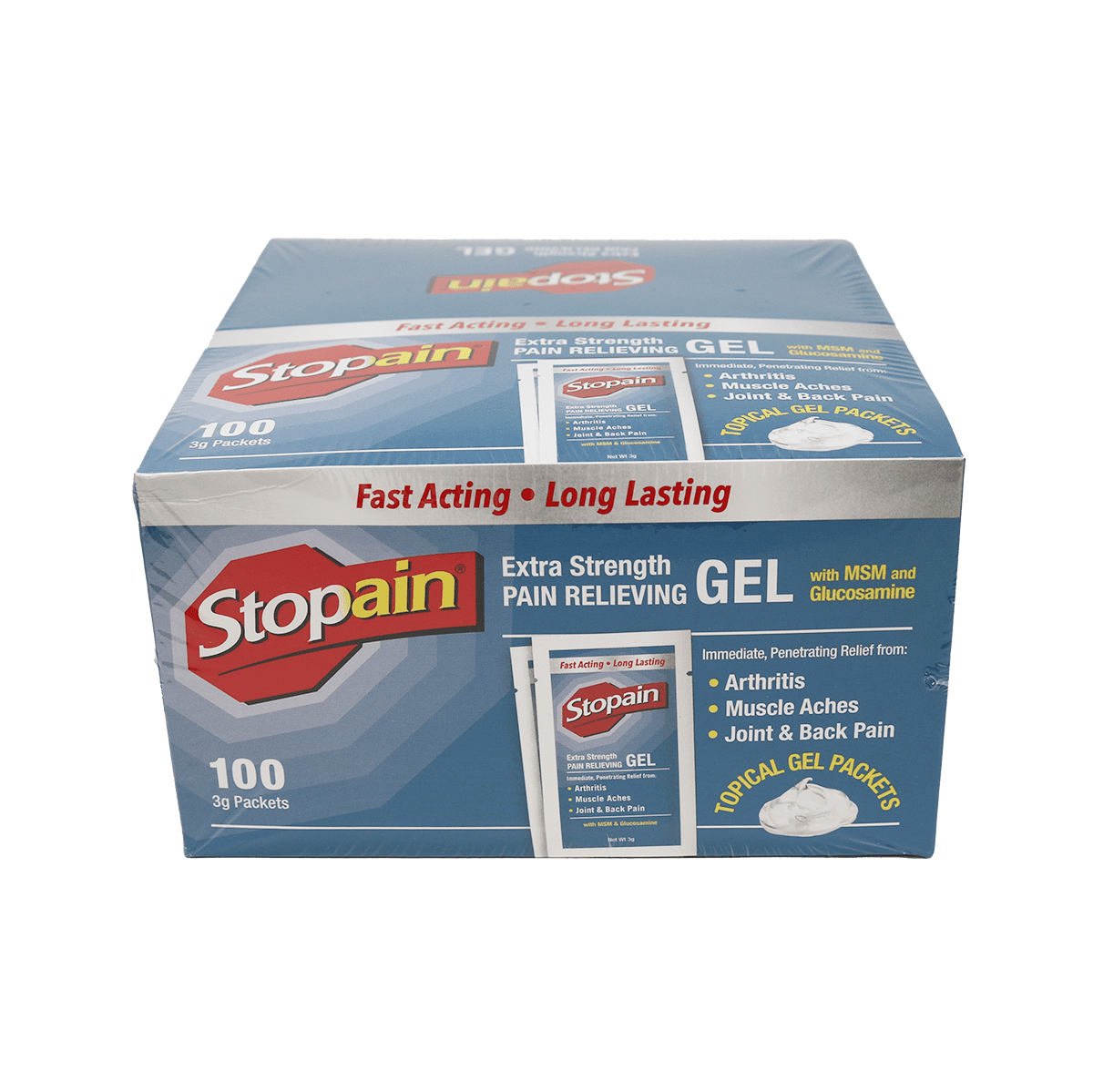 Stopain gel packets - 100/box