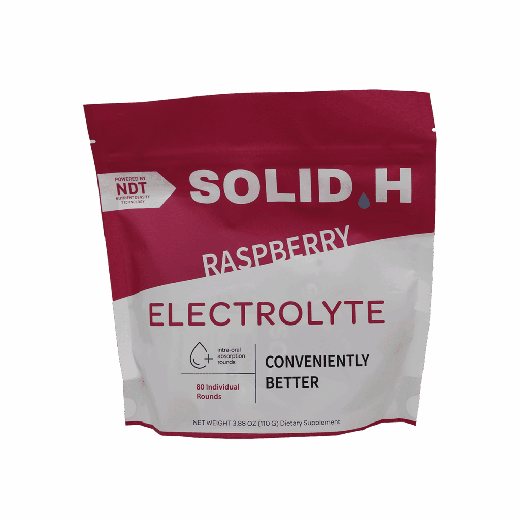 Solid H Raspberry Electrolyte 80/ct bag