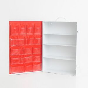 Large Industrial First Aid Cabinet Empty - 4 shelf