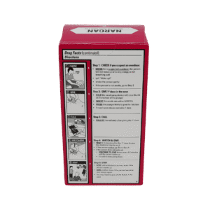 Narcan Naloxone HCI Nasal Spray 4mg - 2/box back