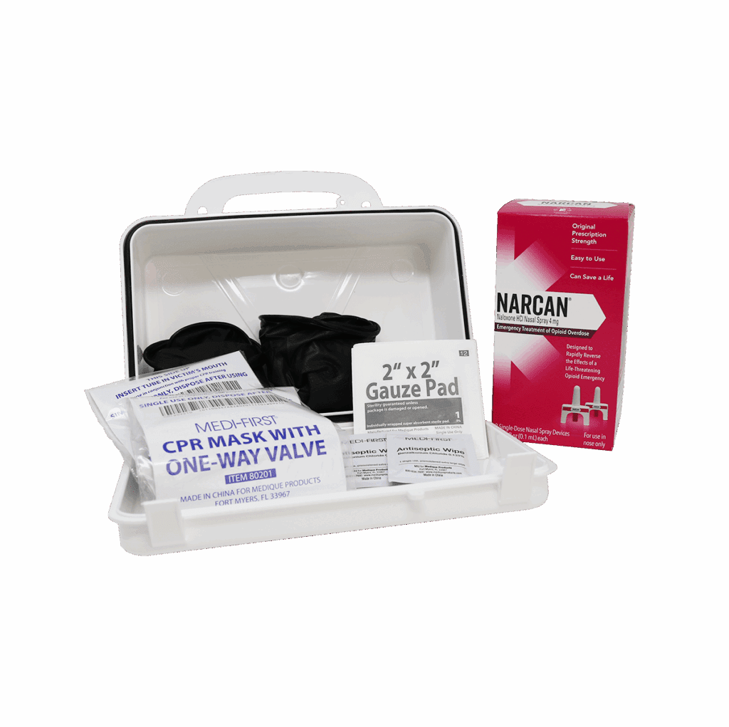 Emergency Opioid Overdose Kit - open