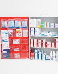 Large Industrial First Aid Cabinet 4 shelf - no tablets