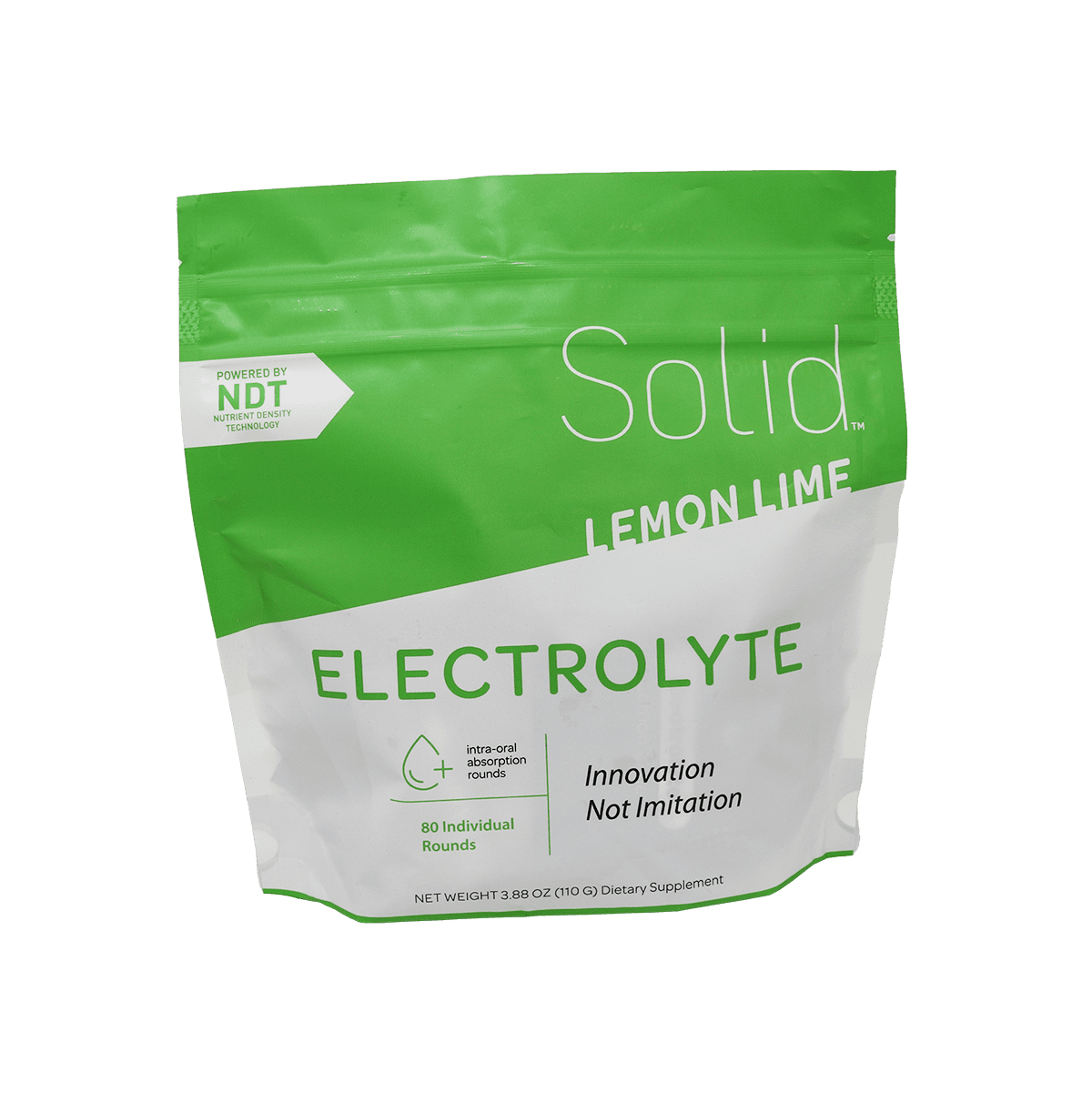 Solid H Electrolyte Rounds Lemon Lime 80/ct bag