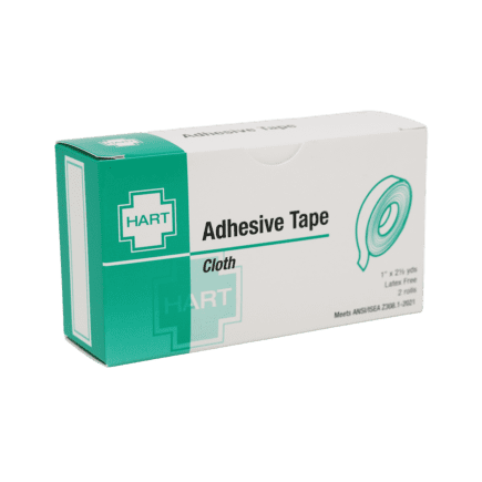 Cloth Adhesive Tape 1" x 2.5 yards. 2 rolls per double width unit box.