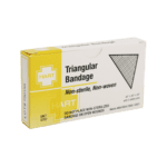 Triangular Bandage in unitized box.