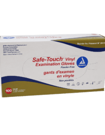 Vinyl Gloves small 100 count dispenser box