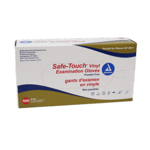 Vinyl Gloves small 100 count dispenser box