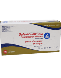 Vinyl Gloves Medium 100 count dispenser box
