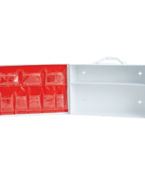 Empty 2 shelf Industrial first aid cabinet