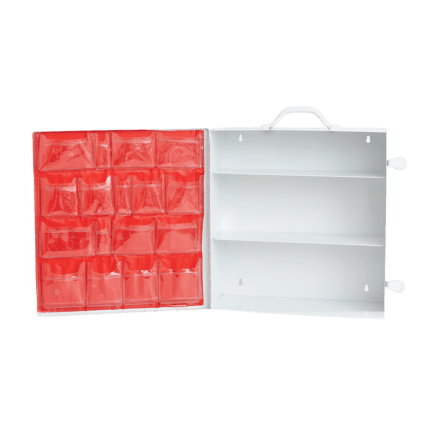 Empty 3 shelf Industrial first aid cabinet