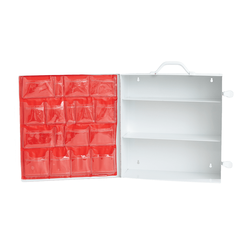 Empty 3 shelf Industrial first aid cabinet