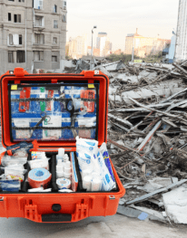 Harsh Environmental disaster First Aid Kit in earthquake disaster zone