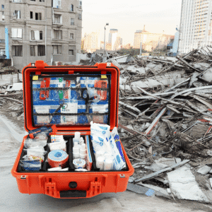 Harsh Environmental disaster First Aid Kit in earthquake disaster zone