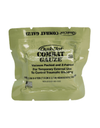QuikClot Z-Fold Combat Gauze dressing, 3 inches wide by 4 yards long