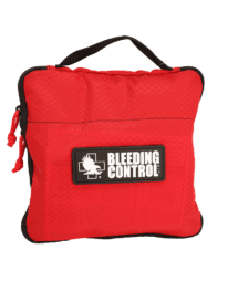 North American Rescue red nylon bleeding control twin pack with carry handle for workplace safety