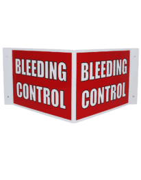 3-Way Bleeding Control Sign
