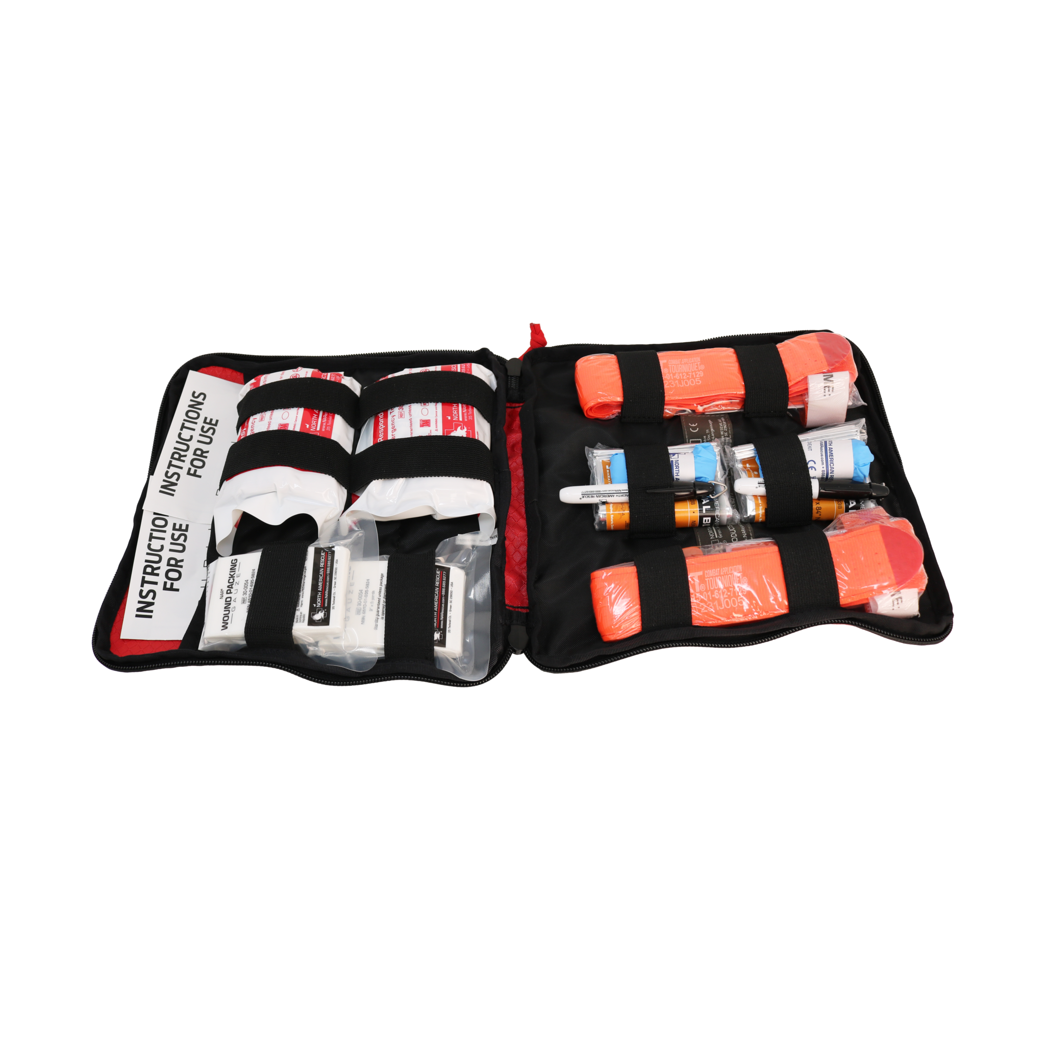 NAR Compact Bleeding Control Twin Pack, Red Nylon Bag - Image 3