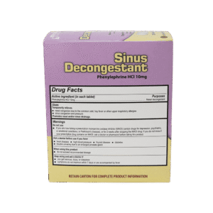 Sinus Decongestant Tablets - Image 2