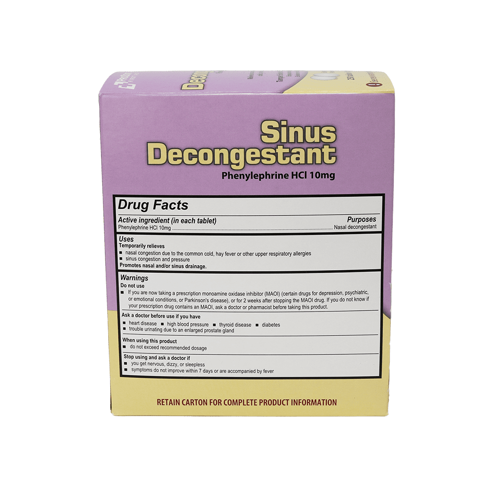 Sinus Decongestant Tablets - Image 2