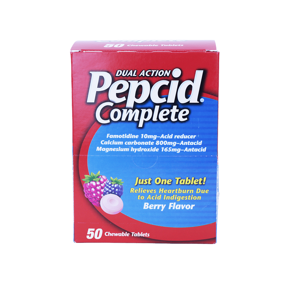 Pepcid Complete 50 chewable tablets