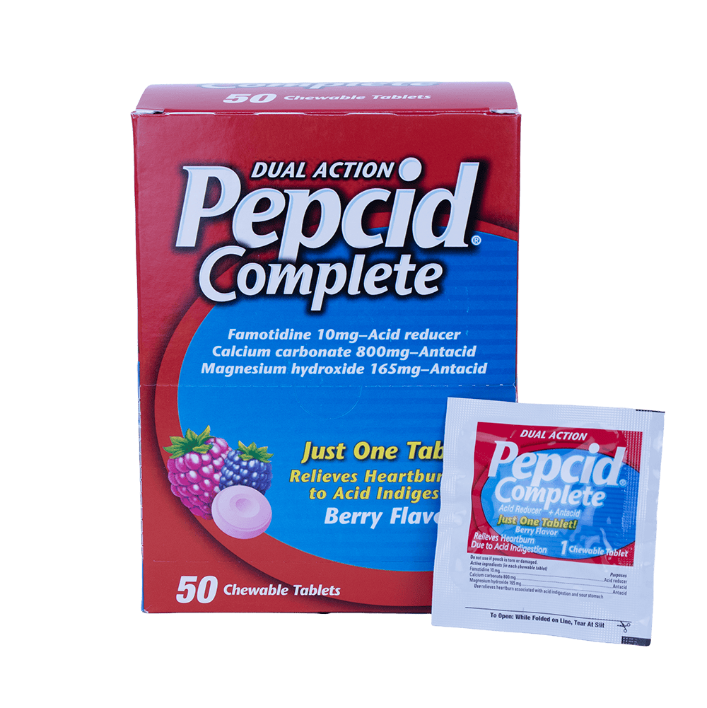 Pepcid Complete Workplace Dispenser Box